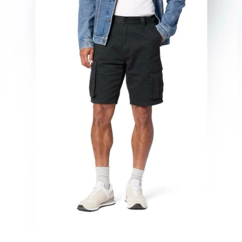 Levi Strauss Signature Men's Black Cargo Shorts